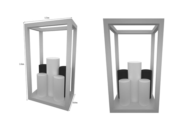 Frames & Pillars Display