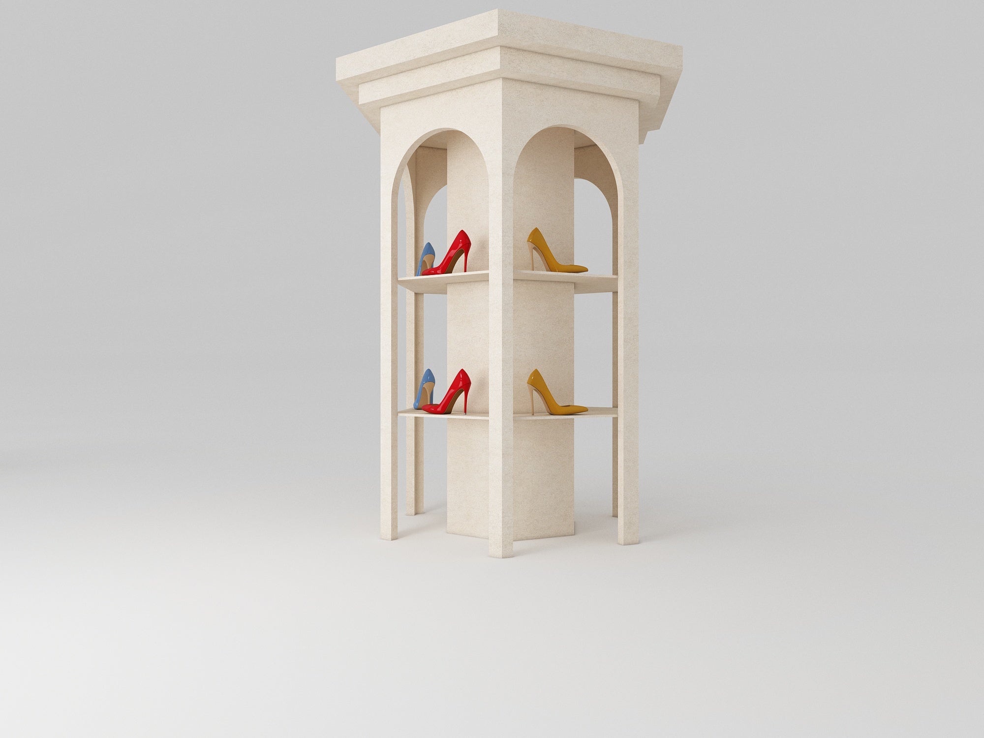 Tiered Showcase Pedestal